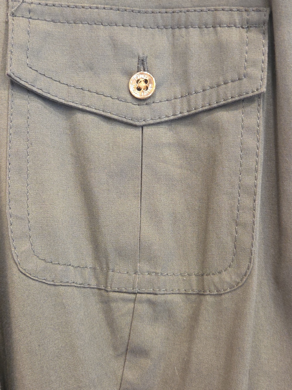 Lauren Ralph Lauren Utility Shirt Dress Size 12 - Picture 7 of 9